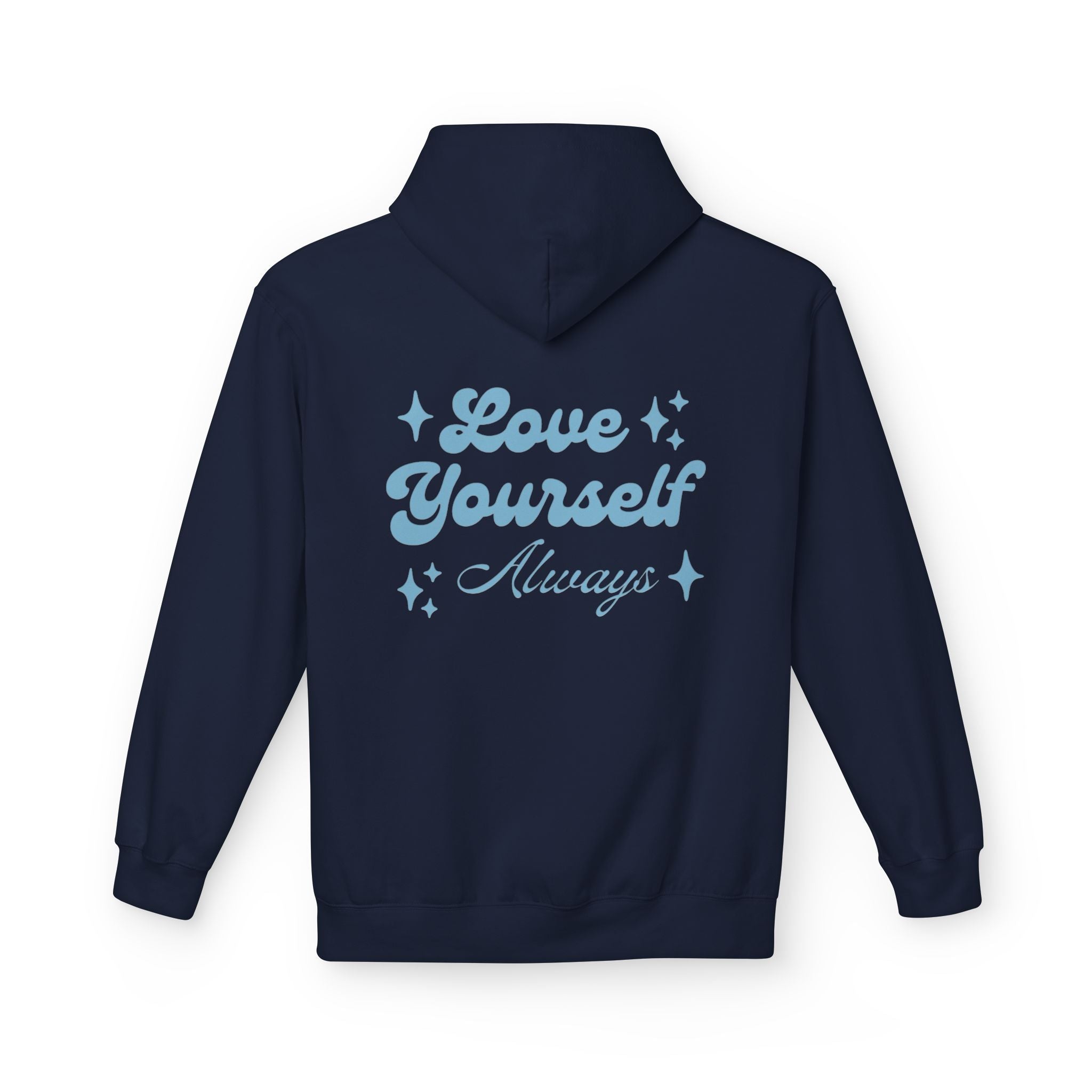 Love Yourself Always Retro Hoodie | Aesthetic Self Care & Positivity Sweatshirt