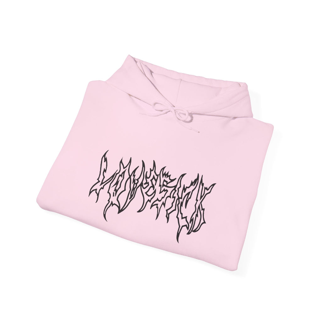 Lovesick Metal Graphic Hoodie | Y2K Grunge & Streetwear Aesthetic Sweatshirt