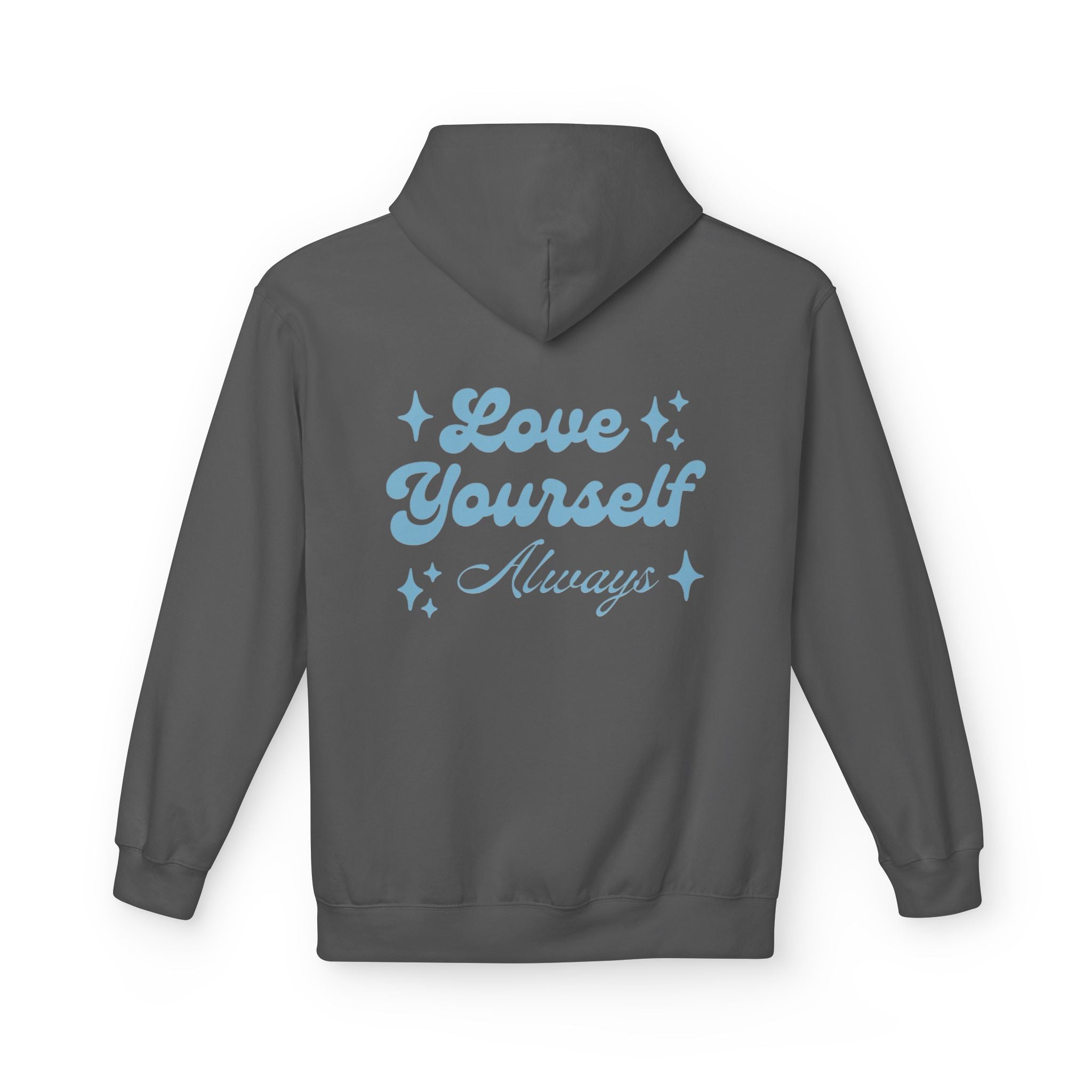 Love Yourself Always Retro Hoodie | Aesthetic Self Care & Positivity Sweatshirt