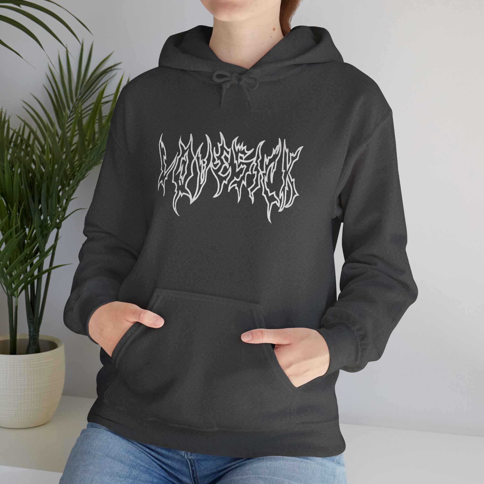 Lovesick Metal Graphic Hoodie | Y2K Grunge & Streetwear Aesthetic Sweatshirt