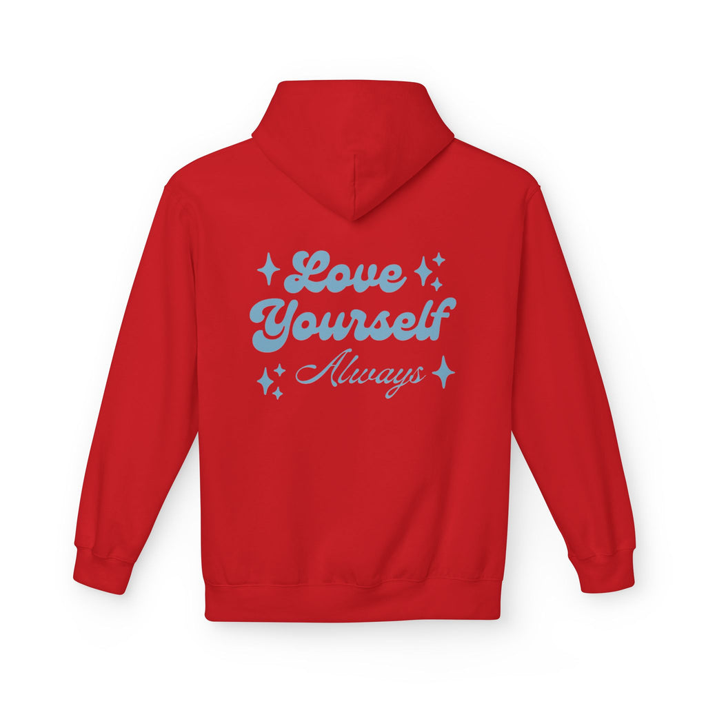 Love Yourself Always Retro Hoodie | Aesthetic Self Care & Positivity Sweatshirt
