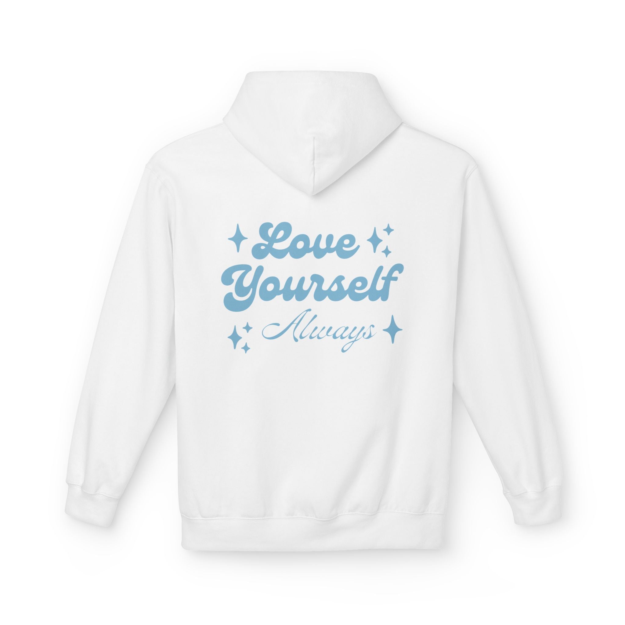 Love Yourself Always Retro Hoodie | Aesthetic Self Care & Positivity Sweatshirt