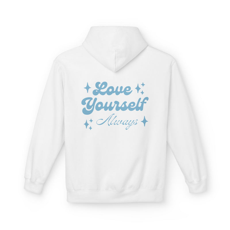 Love Yourself Always Retro Hoodie | Aesthetic Self Care & Positivity Sweatshirt