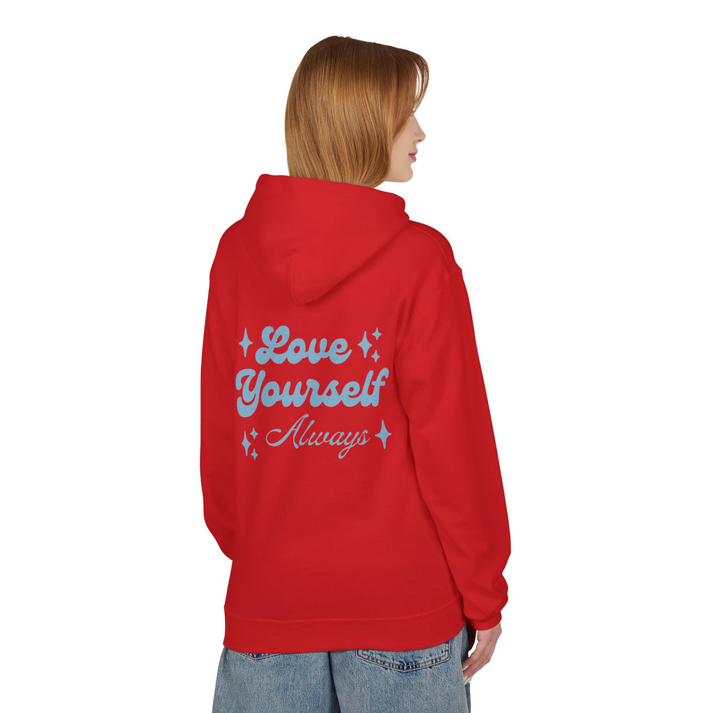 Love Yourself Always Retro Hoodie | Aesthetic Self Care & Positivity Sweatshirt