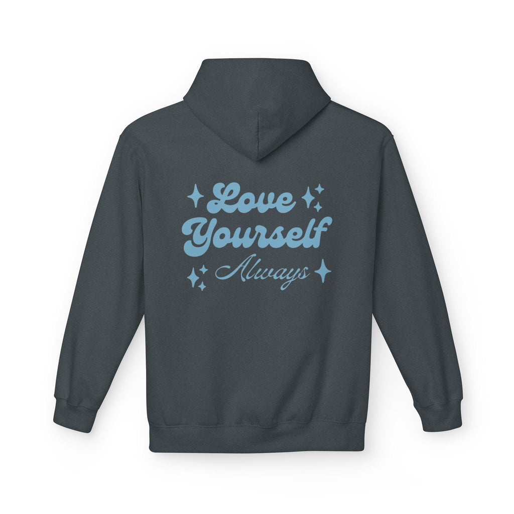 Love Yourself Always Retro Hoodie | Aesthetic Self Care & Positivity Sweatshirt