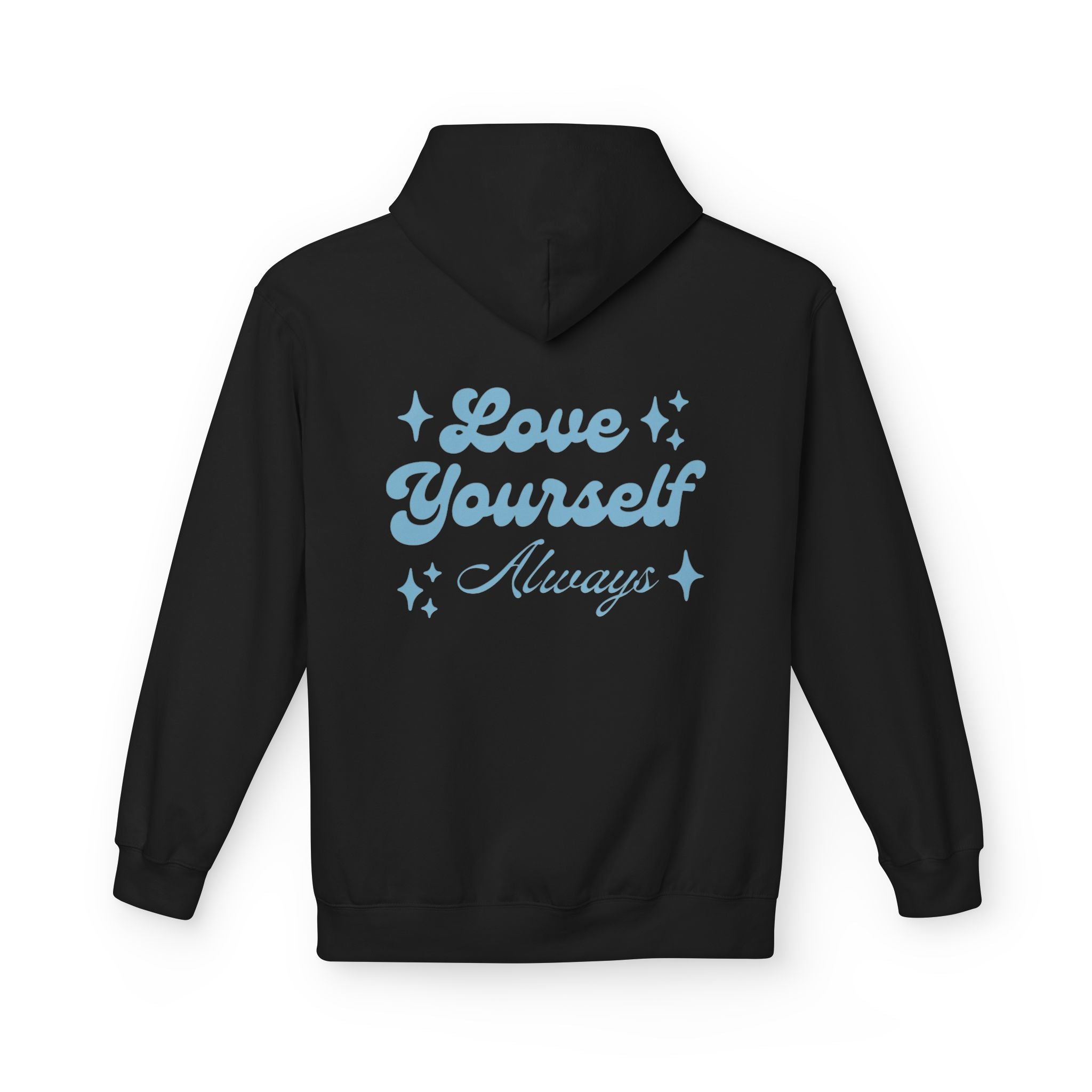 Love Yourself Always Retro Hoodie | Aesthetic Self Care & Positivity Sweatshirt