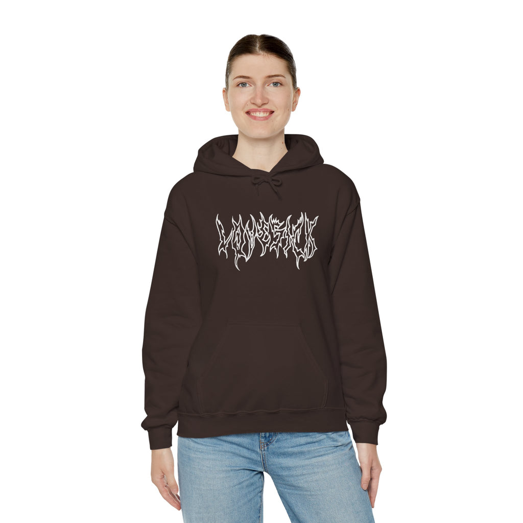 Lovesick Metal Graphic Hoodie | Y2K Grunge & Streetwear Aesthetic Sweatshirt