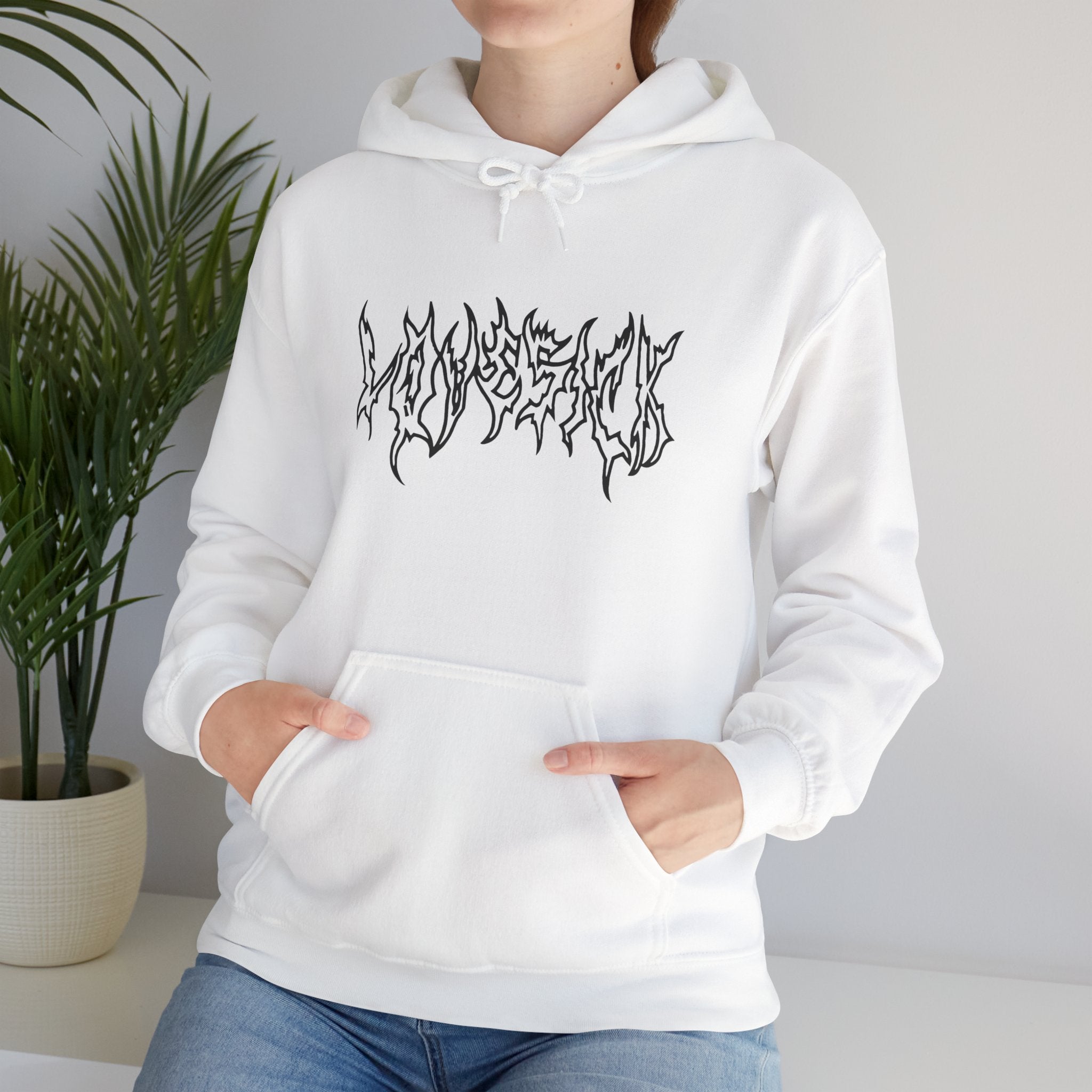 Lovesick Metal Graphic Hoodie | Y2K Grunge & Streetwear Aesthetic Sweatshirt